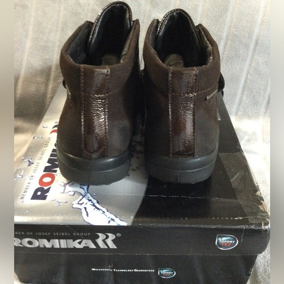 Romika Madeira 07 Brown Waterproof Ankle Boots EU 36 US 5 to 5.5 - Picture 3 of 13
